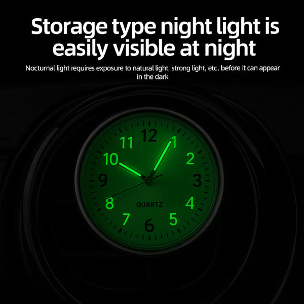 Glow-in-the-Dark Car Clock