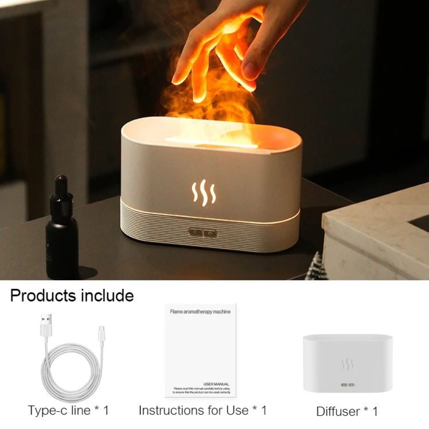 FlameGlow Aroma Humidifier