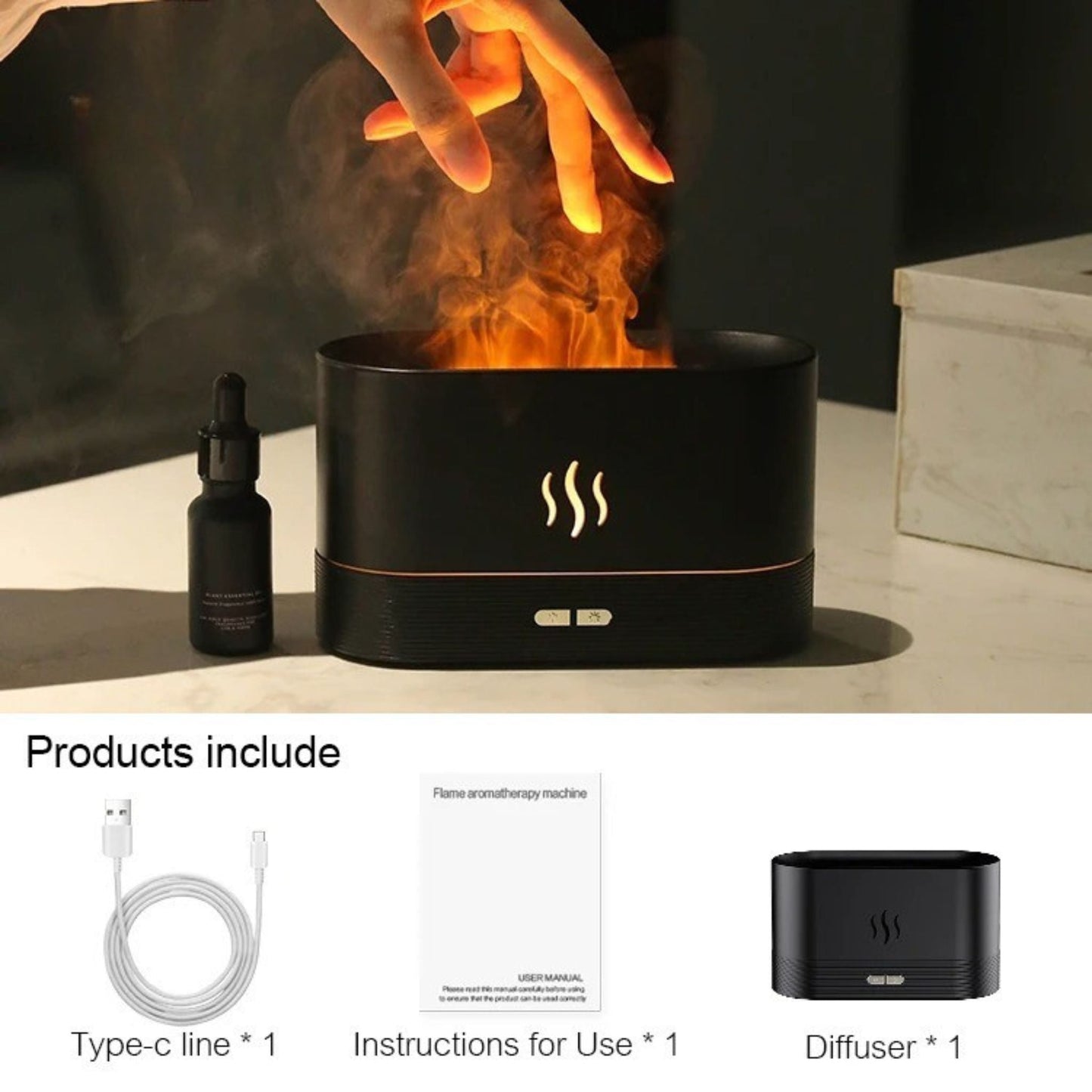 FlameGlow Aroma Humidifier