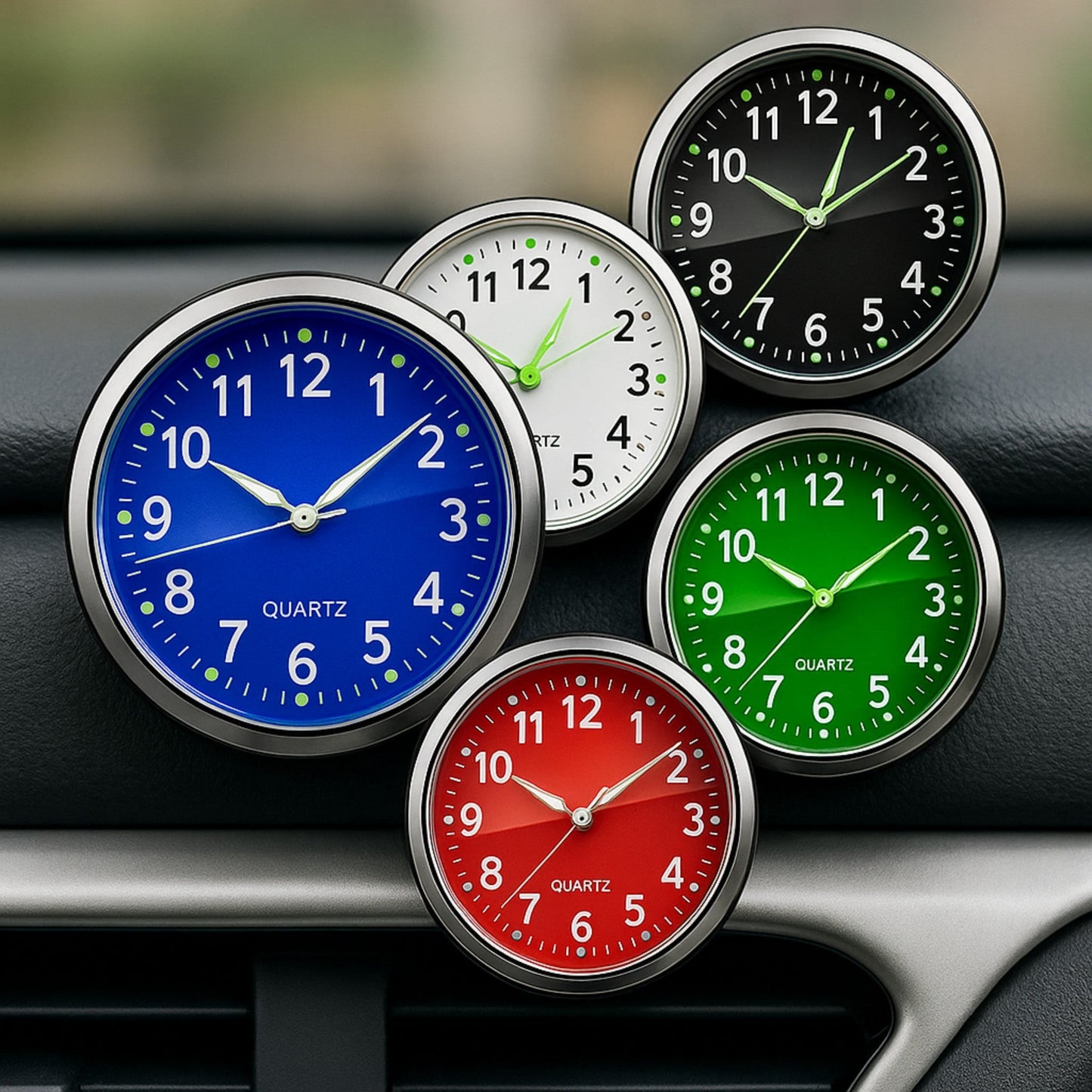 Glow-in-the-Dark Car Clock