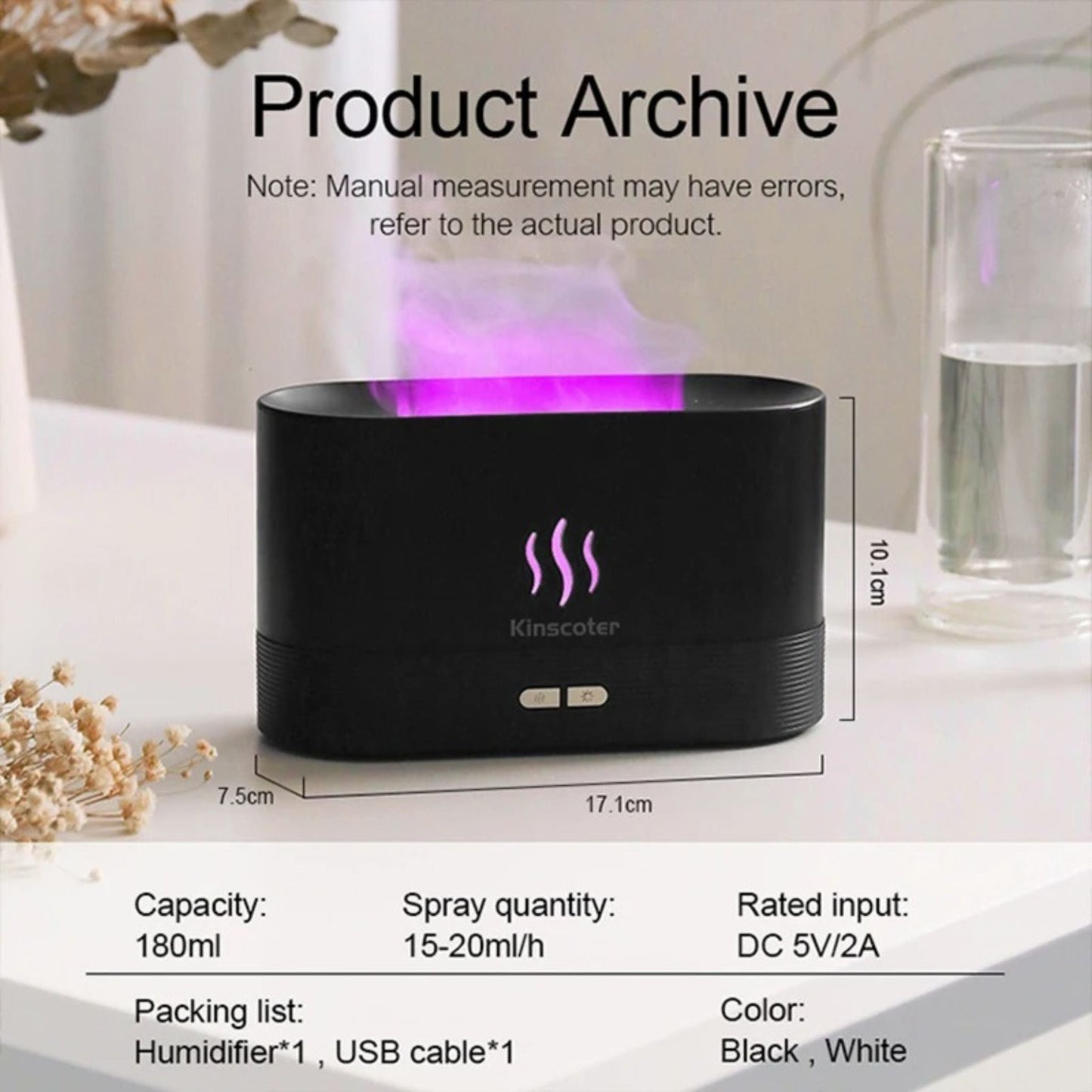 FlameGlow Aroma Humidifier